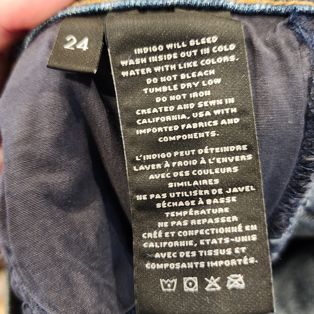 NWT J BRAND Carolina High Rise Skinny Jeans In Hewes Size 24 Stretch Denim - Picture 14 of 14